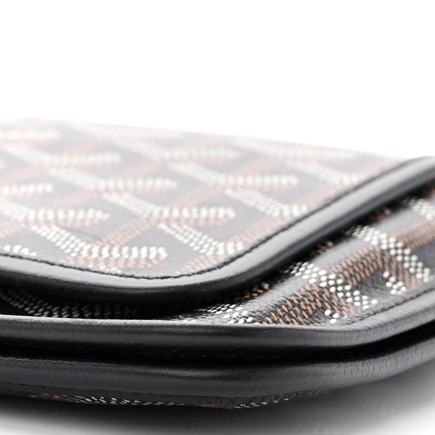 Goyardine Plumet Wallet Clutch Black