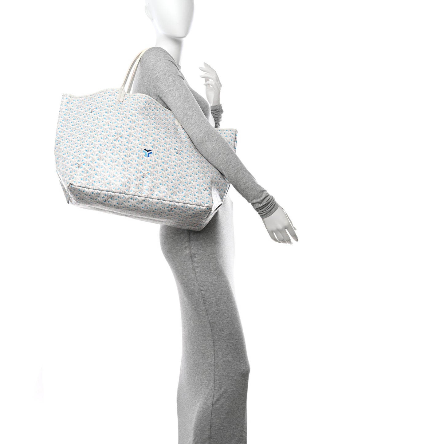 Goyardine Saint Louis Claire Voie GM White Opaline
