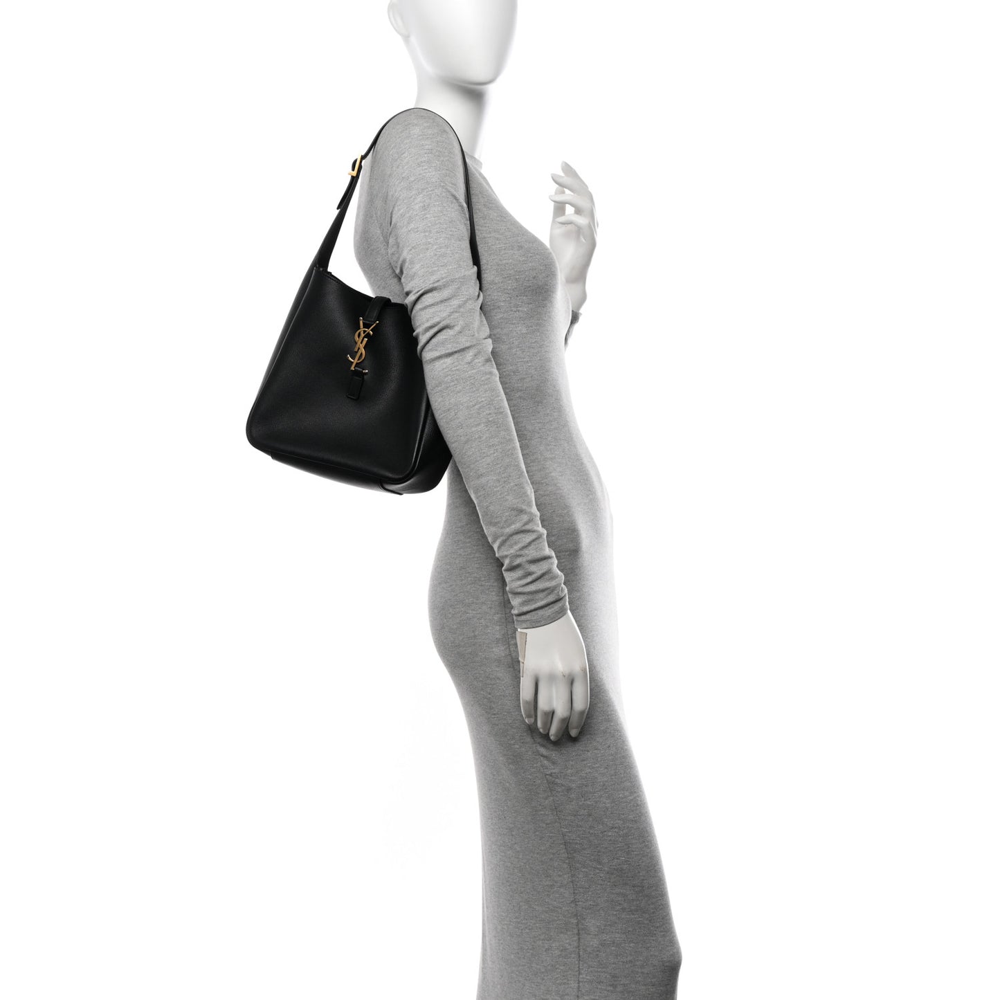 Smooth Calfskin Small Le 5 A 7 Soft Hobo Black