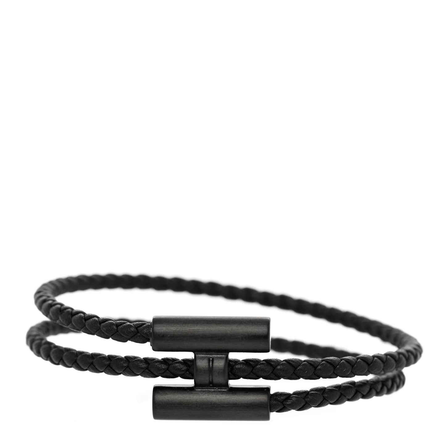 Swift Double Wrap Cord Tournis Tresse Bracelet T5 Black