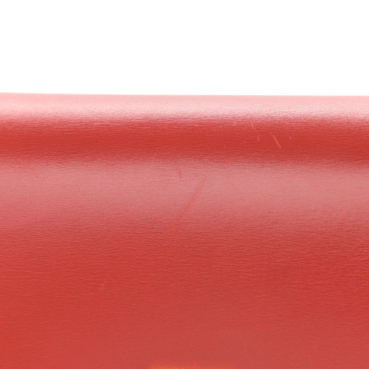 Box Calfskin Medium Classic Box Flap Bag Red