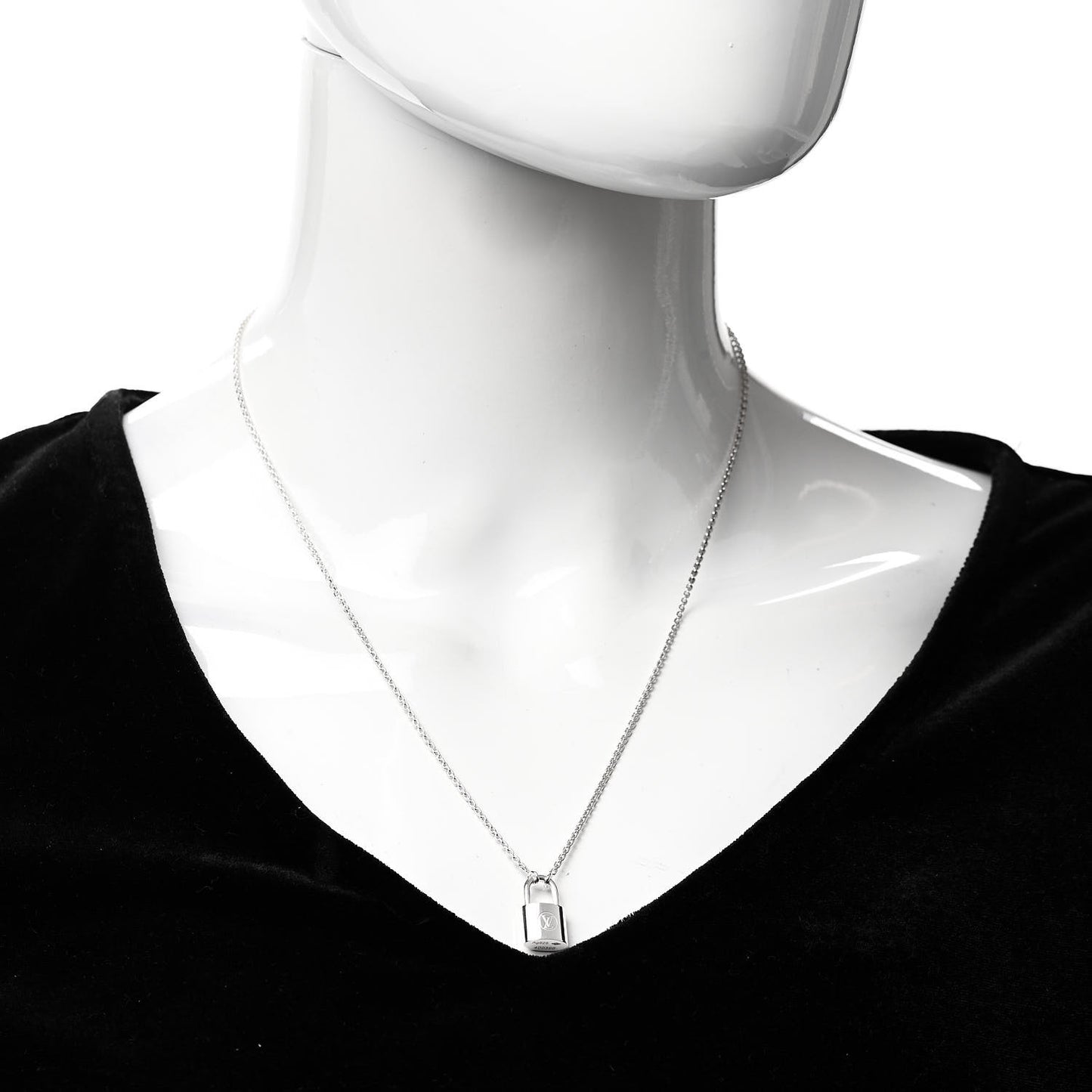 Sterling Silver Lockit Necklace