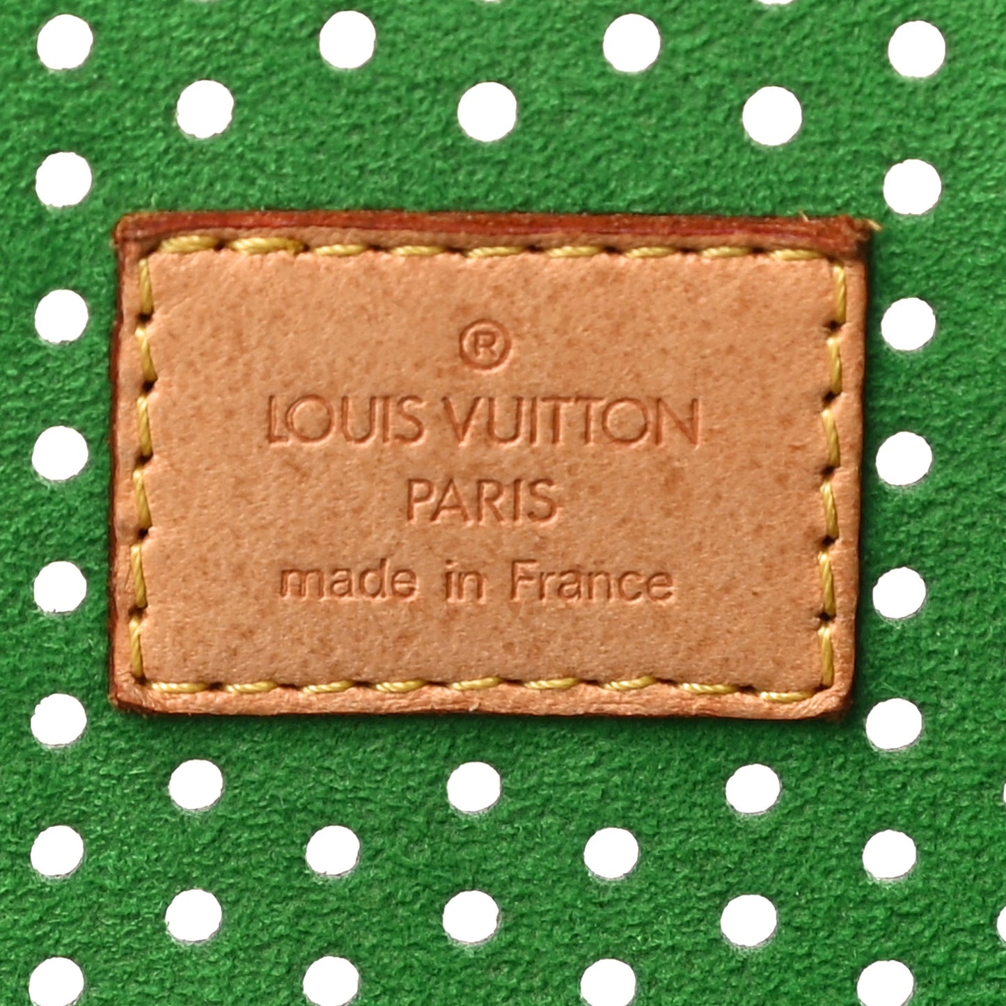 Monogram Perforated Speedy 30 Green
