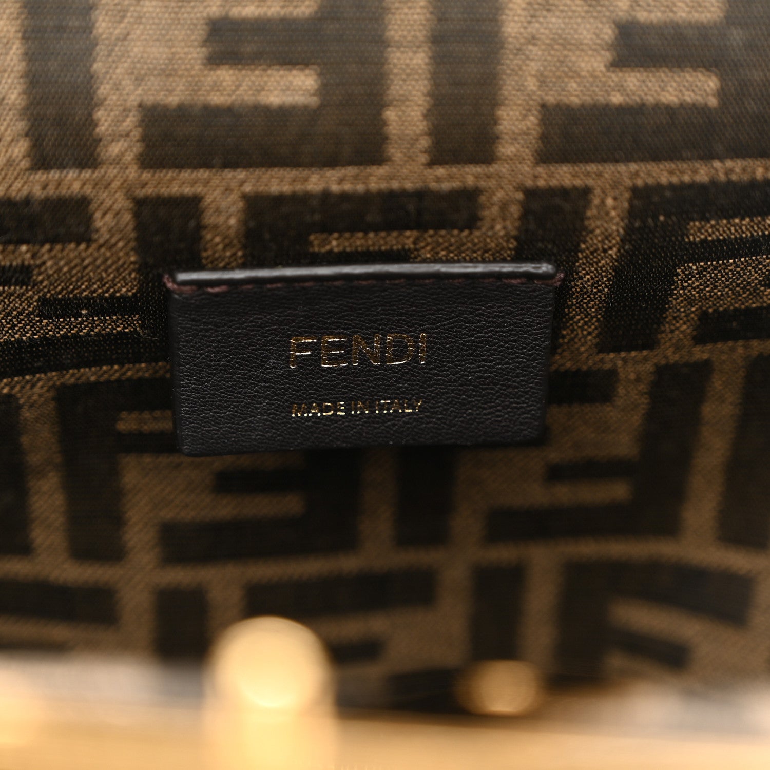 Fendi Shiny Nappa Medium Fendi First Caramello 6 of 10