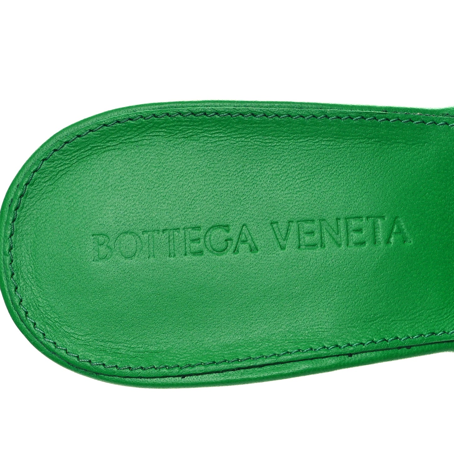 Nappa Maxi Intrecciato Lido 90mm Mule Sandals 37 Grass