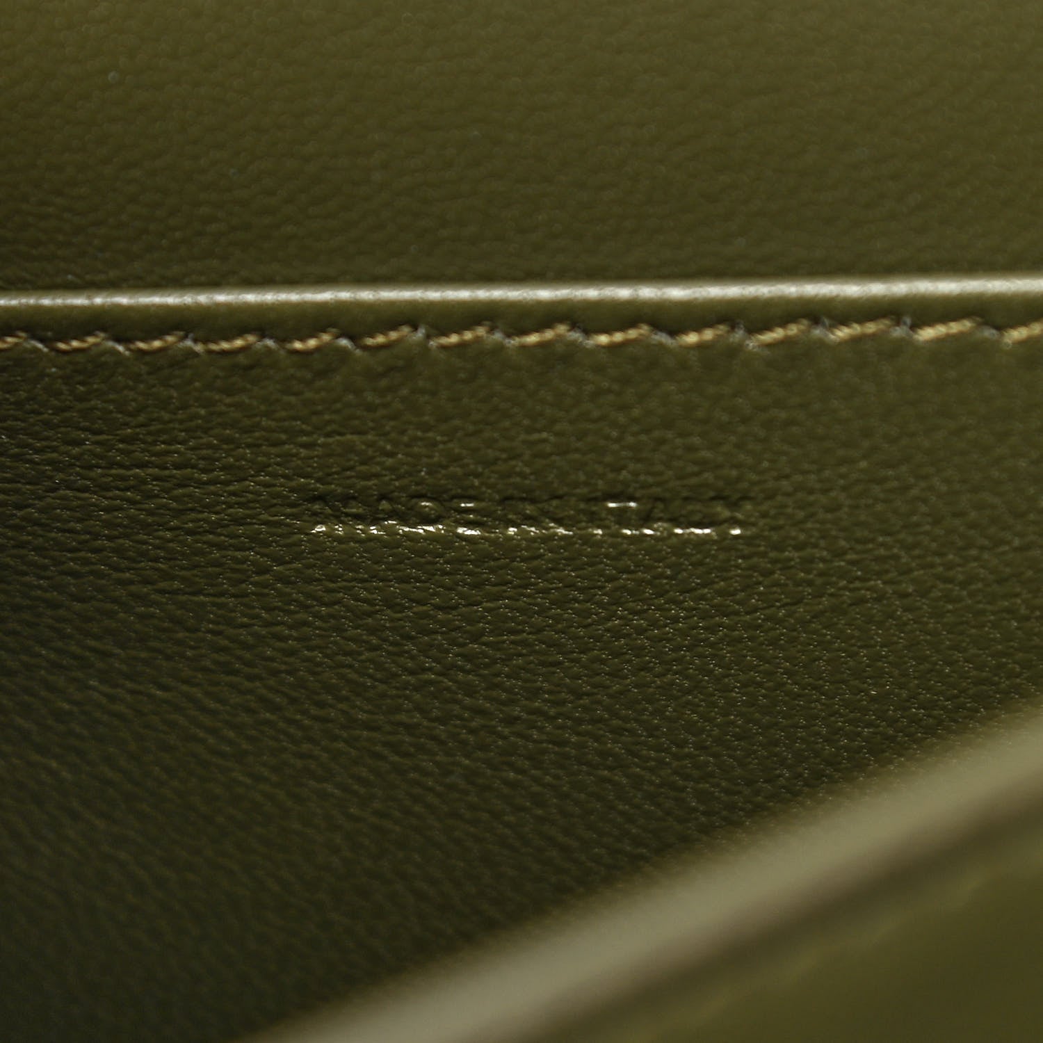 Celine Box Calfskin Teen Classic Box Flap Bag Dark Olive 7 of 10