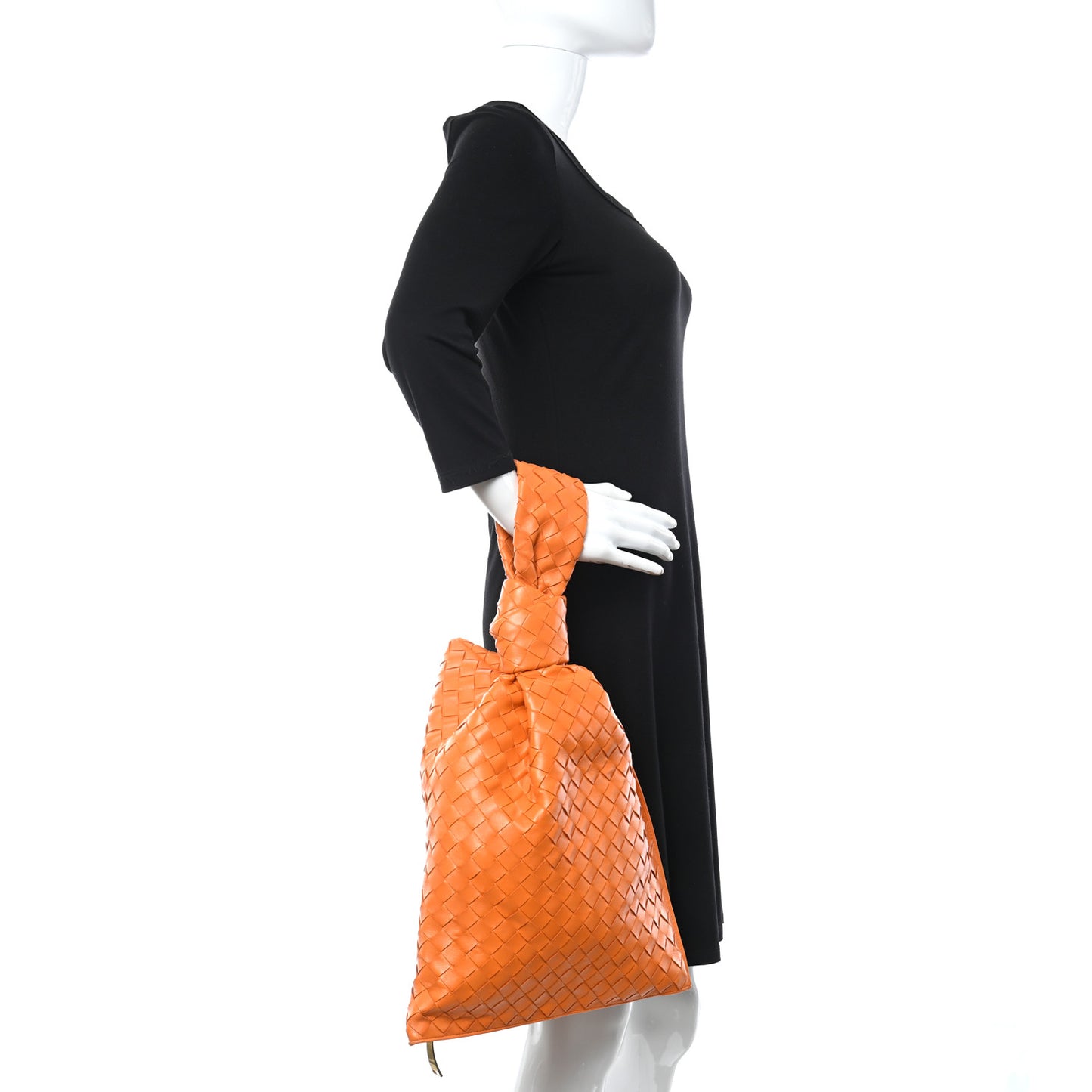 Nappa Intrecciato BV Twist Orange