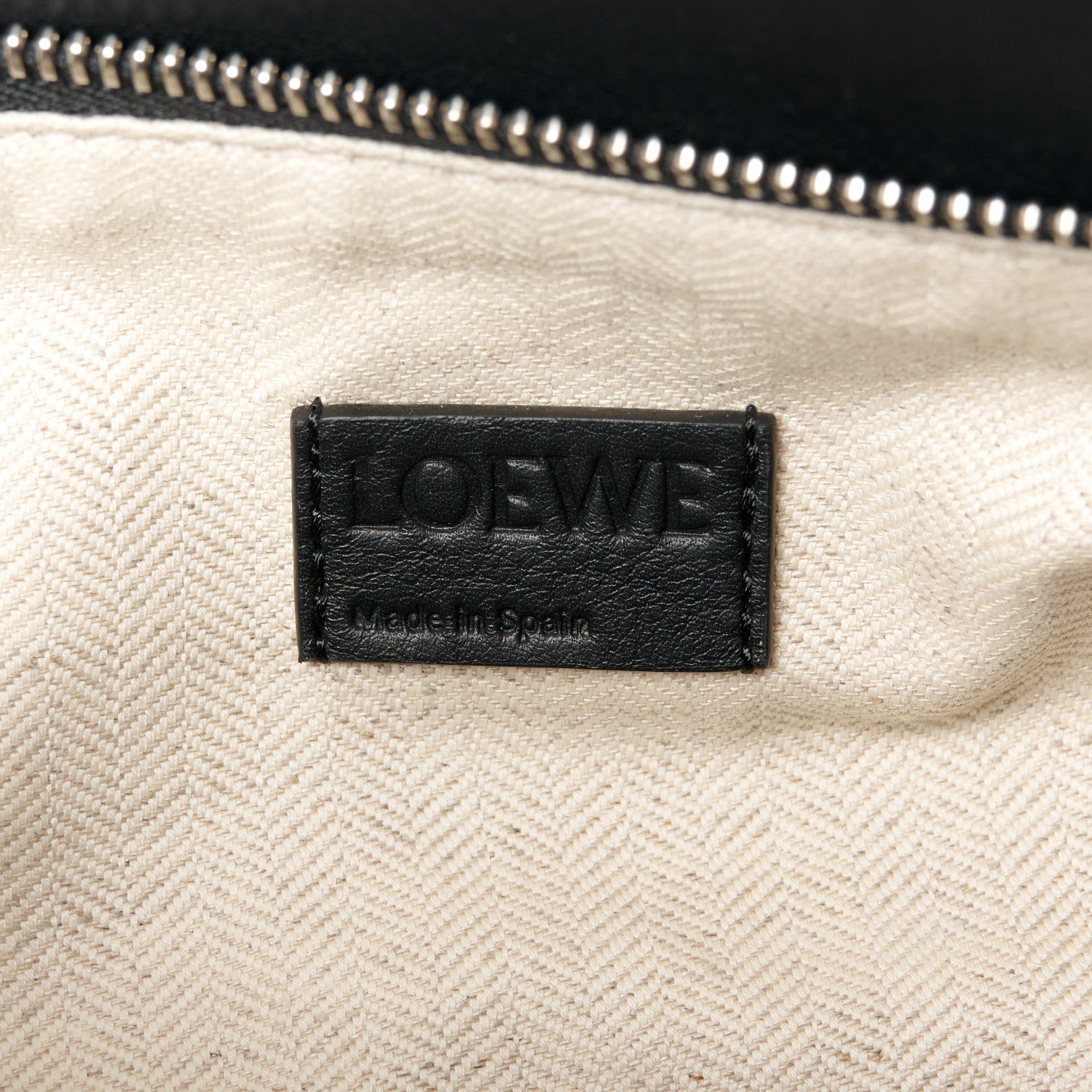 Loewe Calfskin Medium Puzzle Edge Bag Black 6 of 10