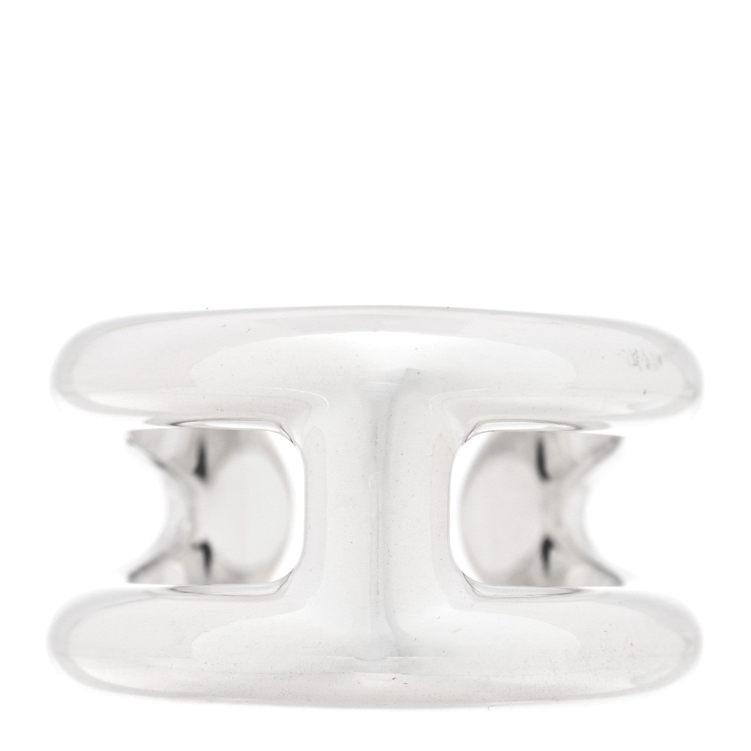 エルメス HERMES オスモズ OsmoseGM 57 Hermes Sterling Silver PM Osmose Ring 53 6.5 1978156 – FASHIONPHILE