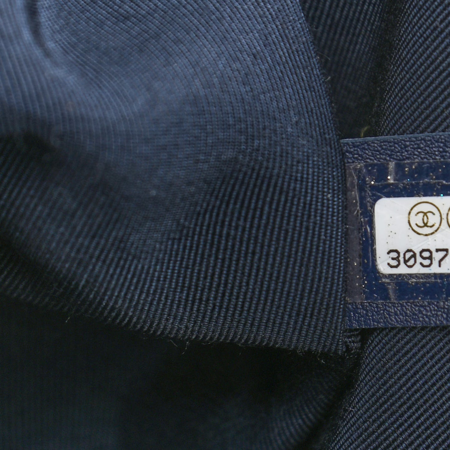 Goatskin Quilted Large Chanel 19 Flap Navy