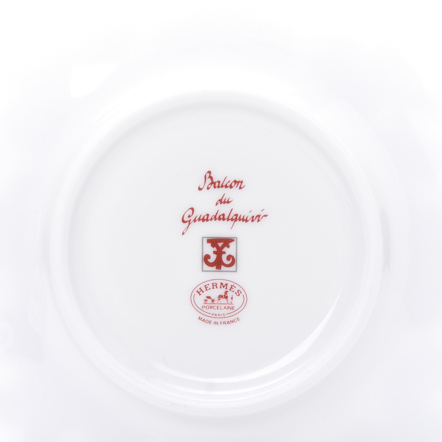 Hermes Porcelain Balcon du Guadalquivir Tea Cup and Saucer Set of 2 5 of 9