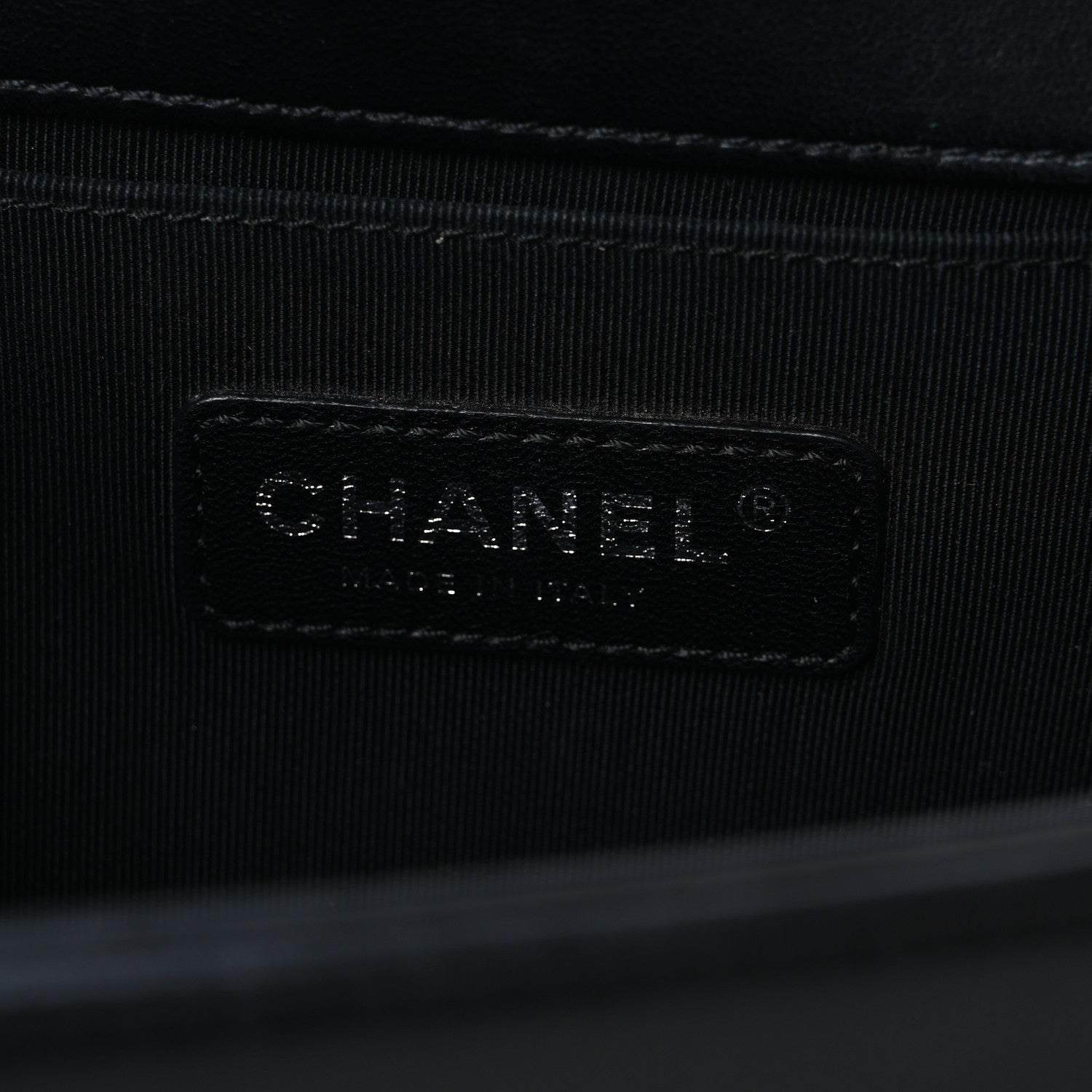 Chanel Lambskin Quilted Medium Boy Flap Black 6 of 11