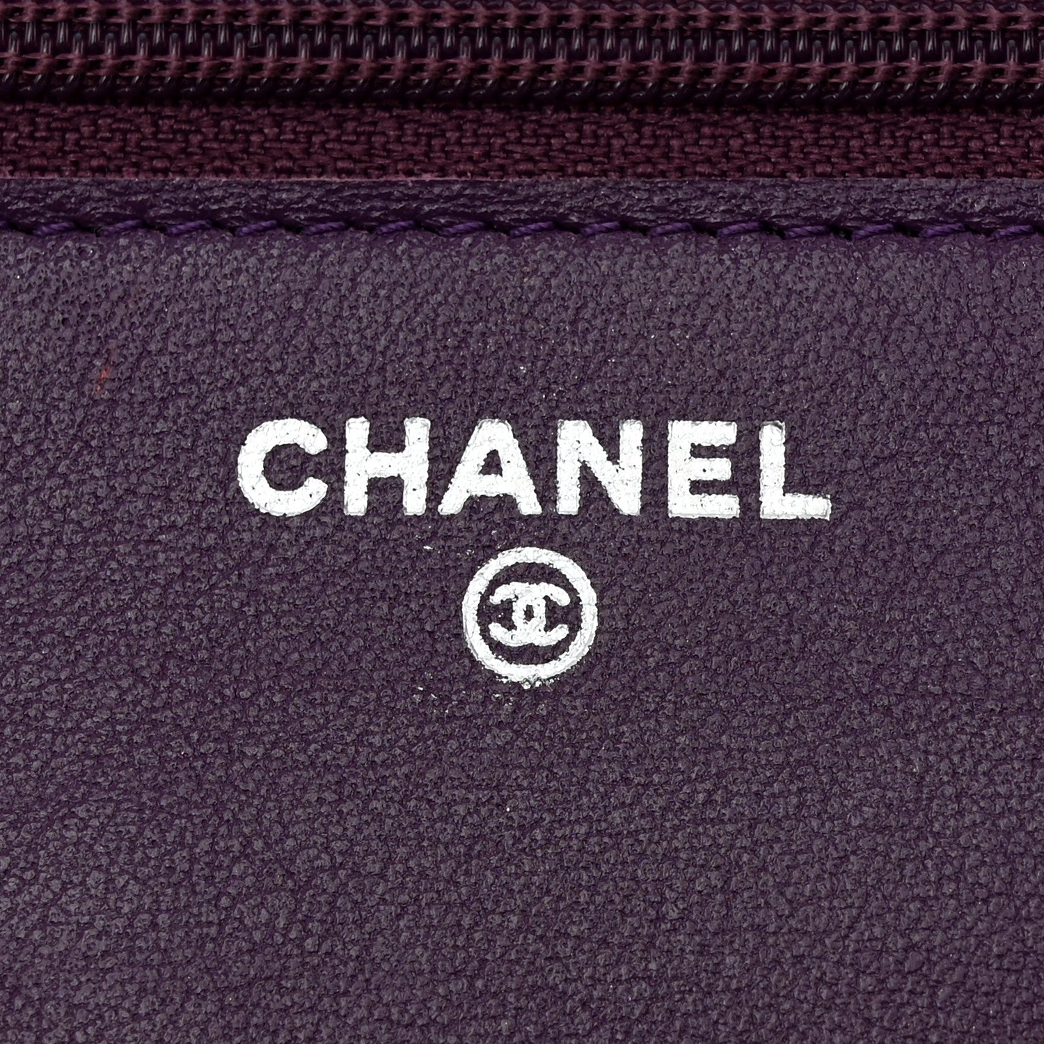 Chanel Patent Quilted Brilliant Wallet On Chain WOC Violet 6 of 12