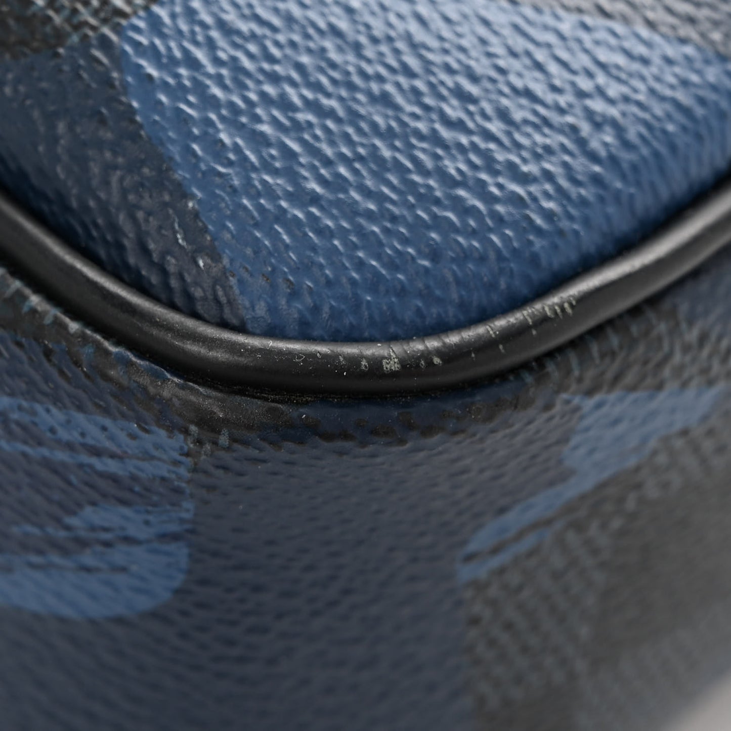 Damier Cobalt Camouflage Porte Documents Voyage PM Blue