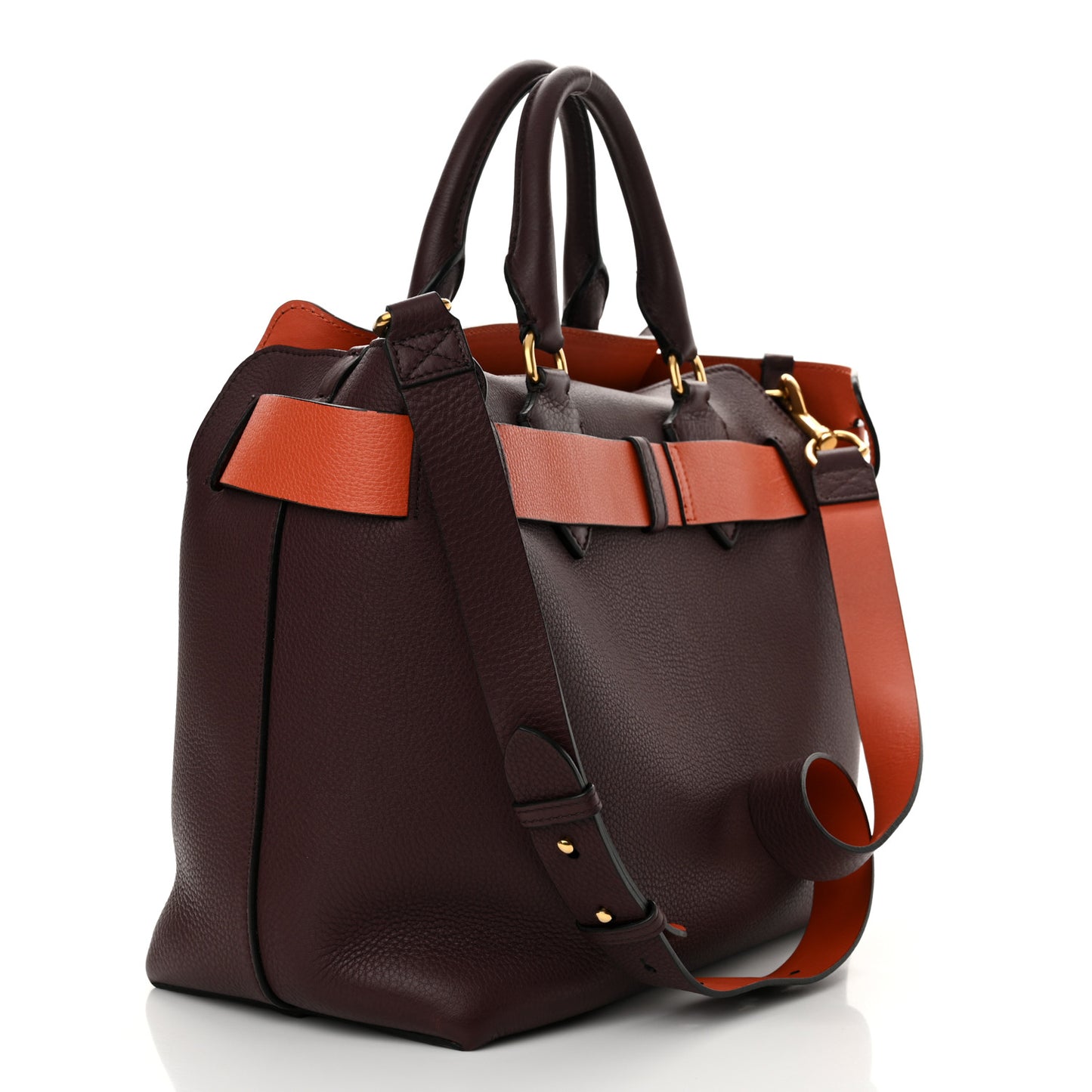 Marais Calfskin Medium Belt Bag Deep Claret
