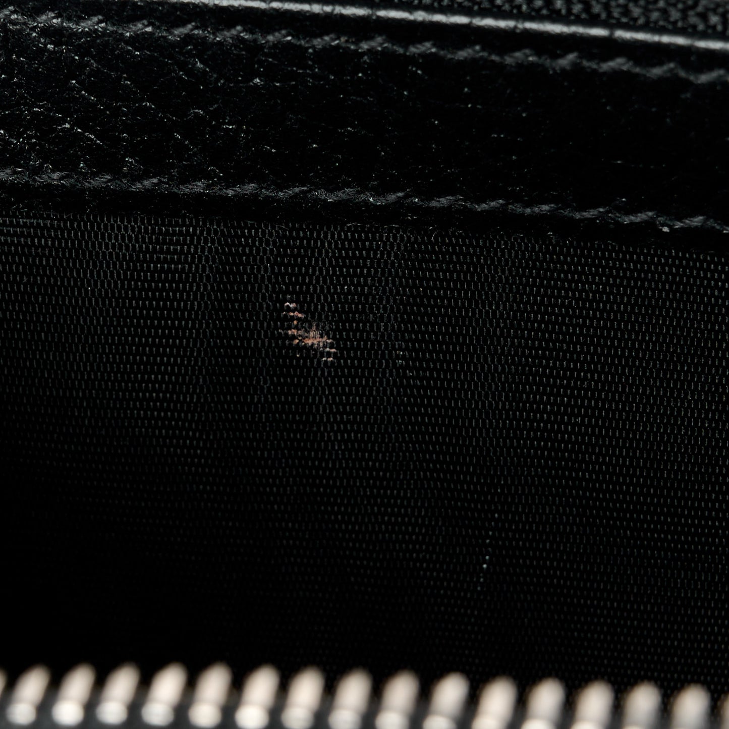 Dollar Calfskin Monochrome GG Marmont Zip Around Wallet Black