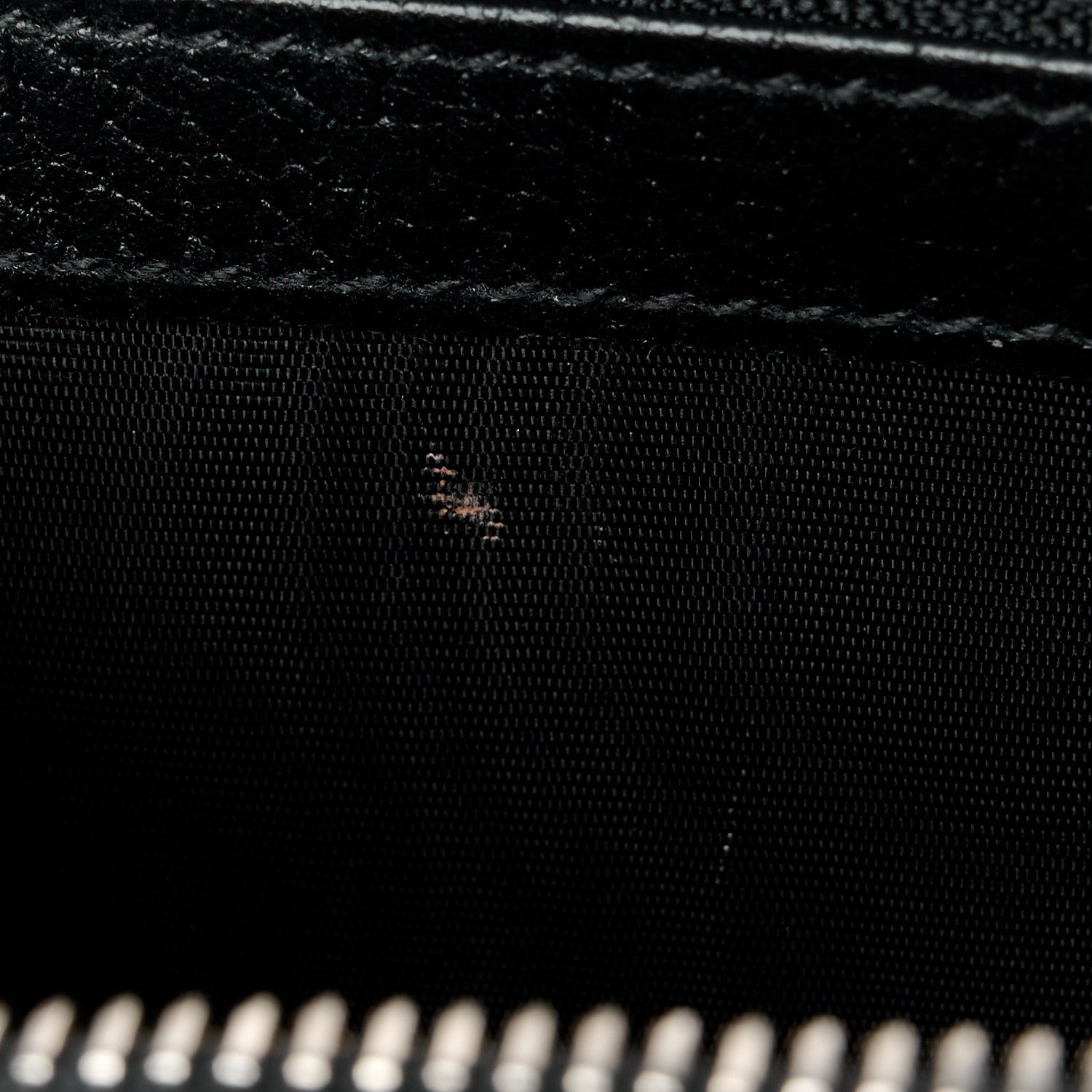 Gucci Dollar Calfskin Monochrome GG Marmont Zip Around Wallet Black 7 of 9