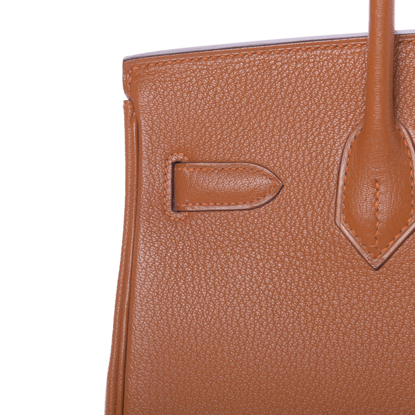 Chevre Birkin 30 Potiron