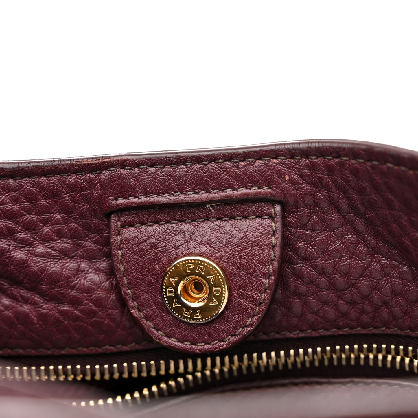 Vitello Daino Tote Granato