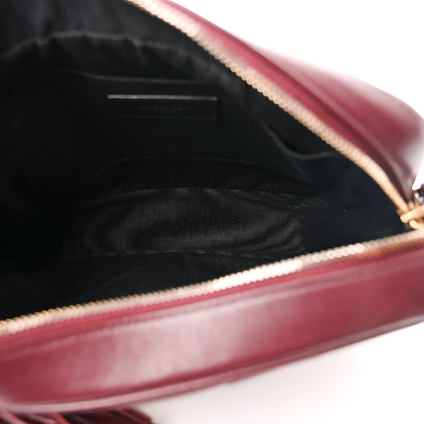 Calfskin Matelasse Monogram Lou Camera Bag Dark Legion Red