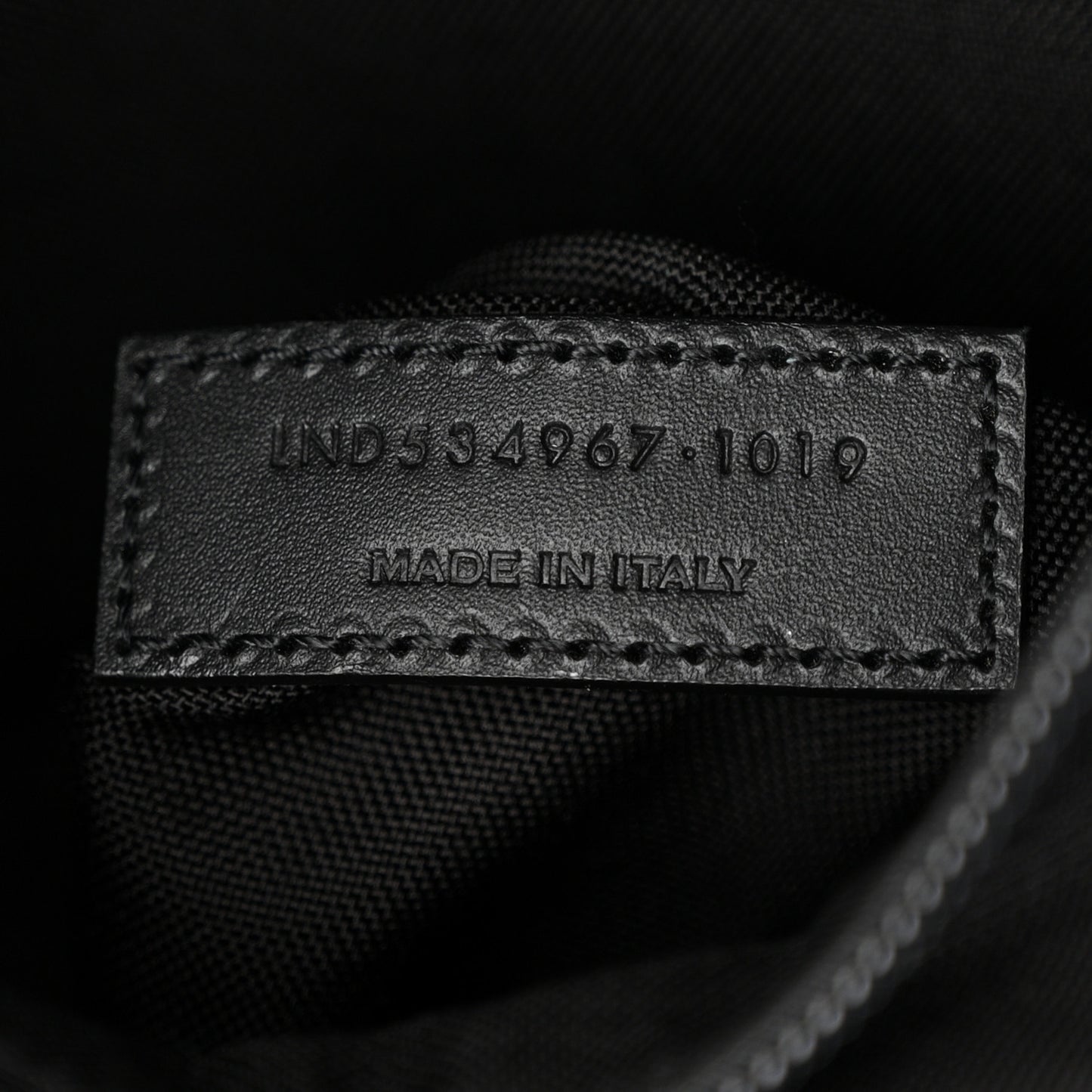 Canvas City Backpack Black White