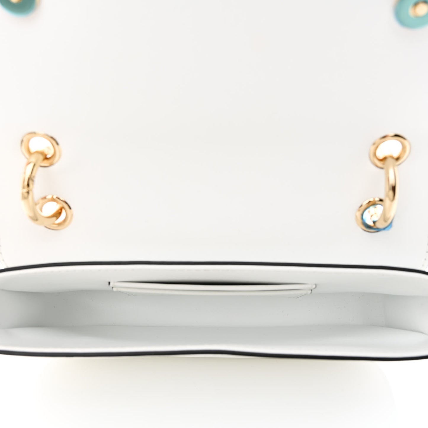 Calfskin 3.5 Flap Crossbody Bag White