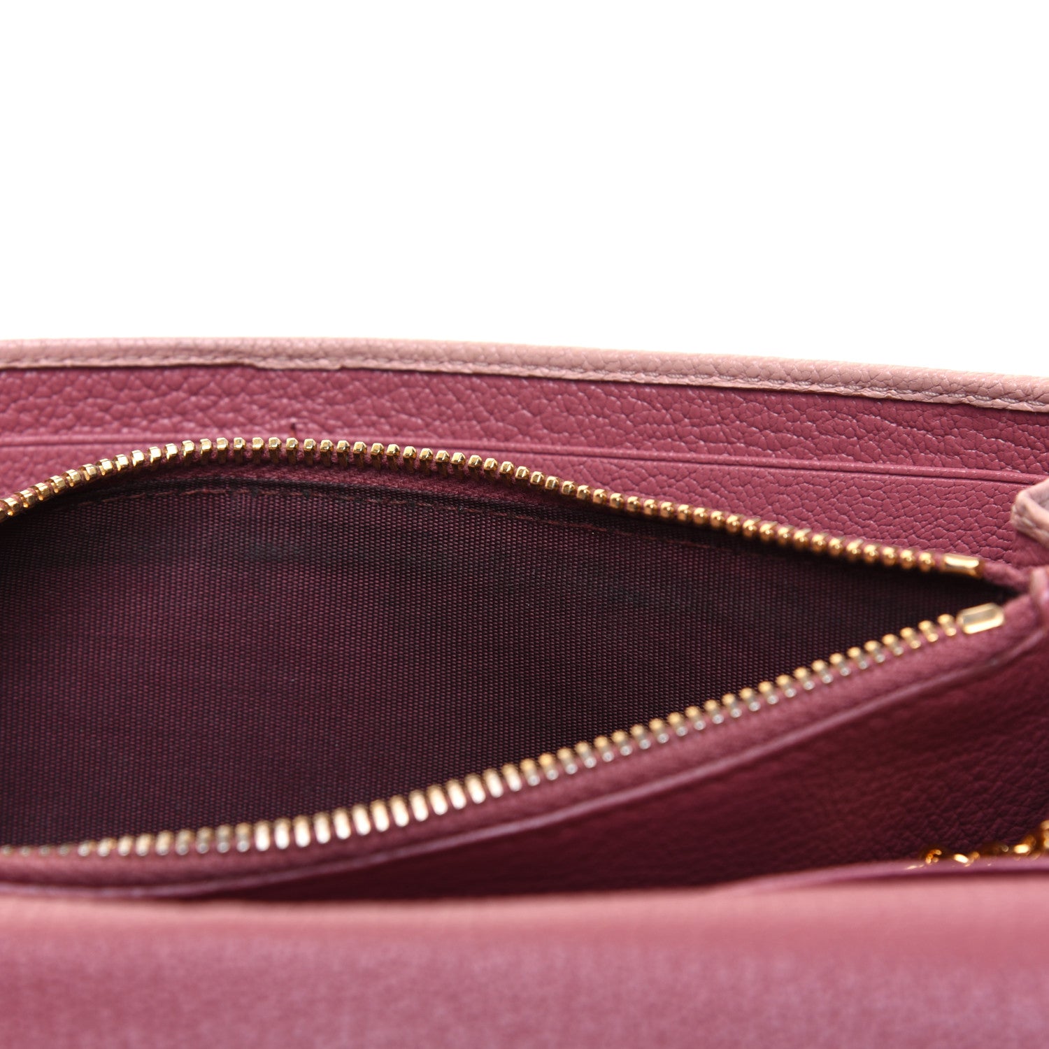 Miu Miu Goatskin Madras Bi-Color Continental Wallet Anticho Orchidea 14 of 26