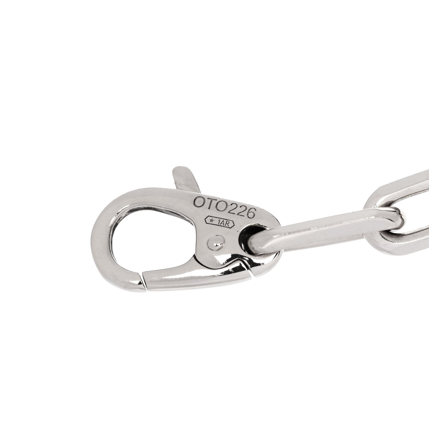 18K White Gold Santos de Cartier Bracelet