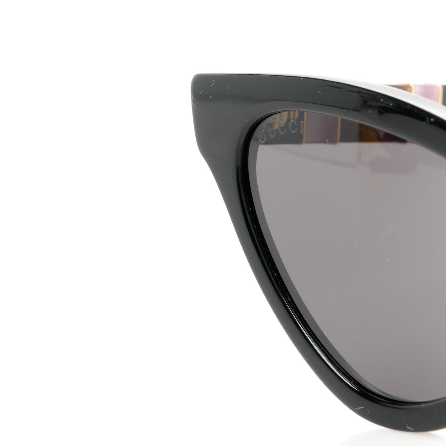 Acetate Cat Eye GG0708S Sunglasses Black