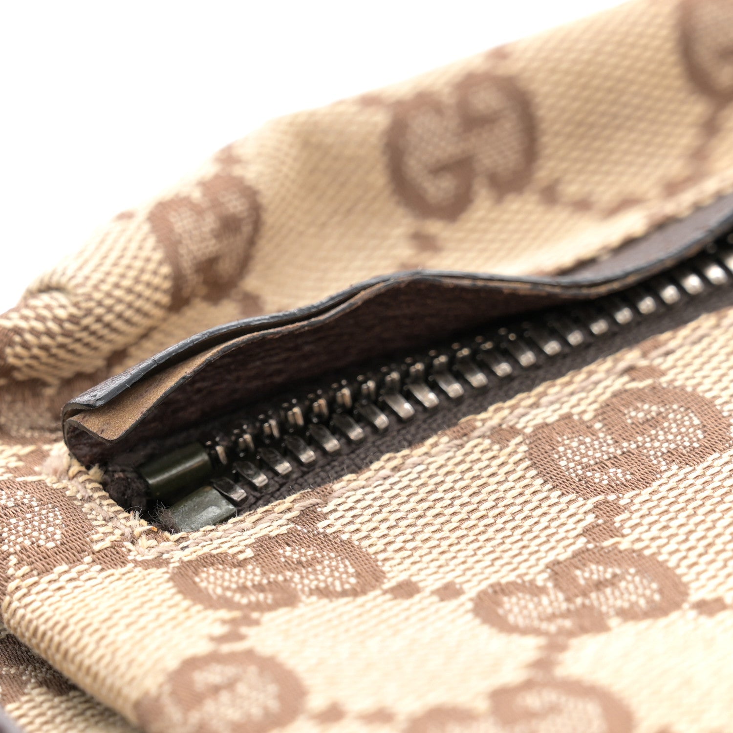 Gucci GG Monogram Double Pocket Belt Bag Dark Brown 13 of 13