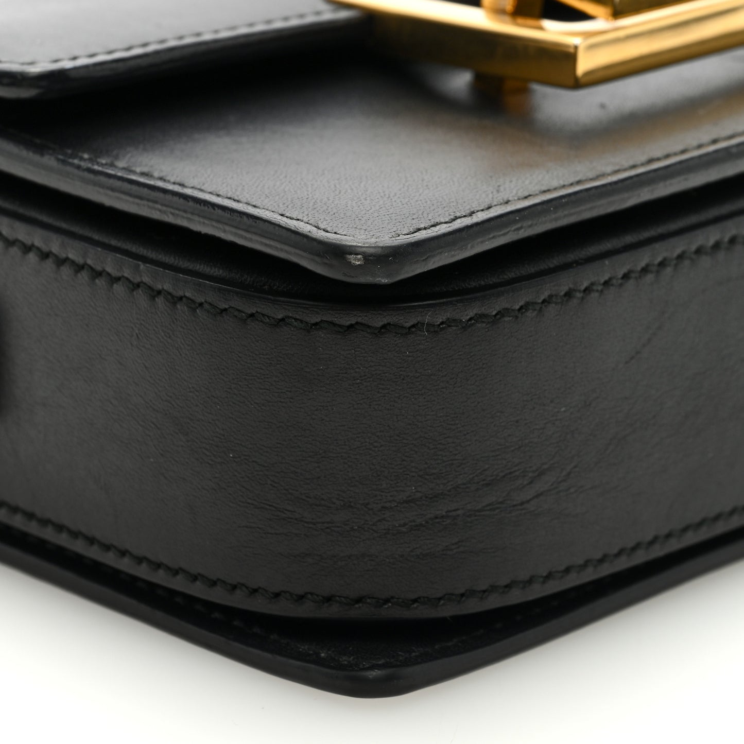 Calfskin Small Classic Lulu Bag Black