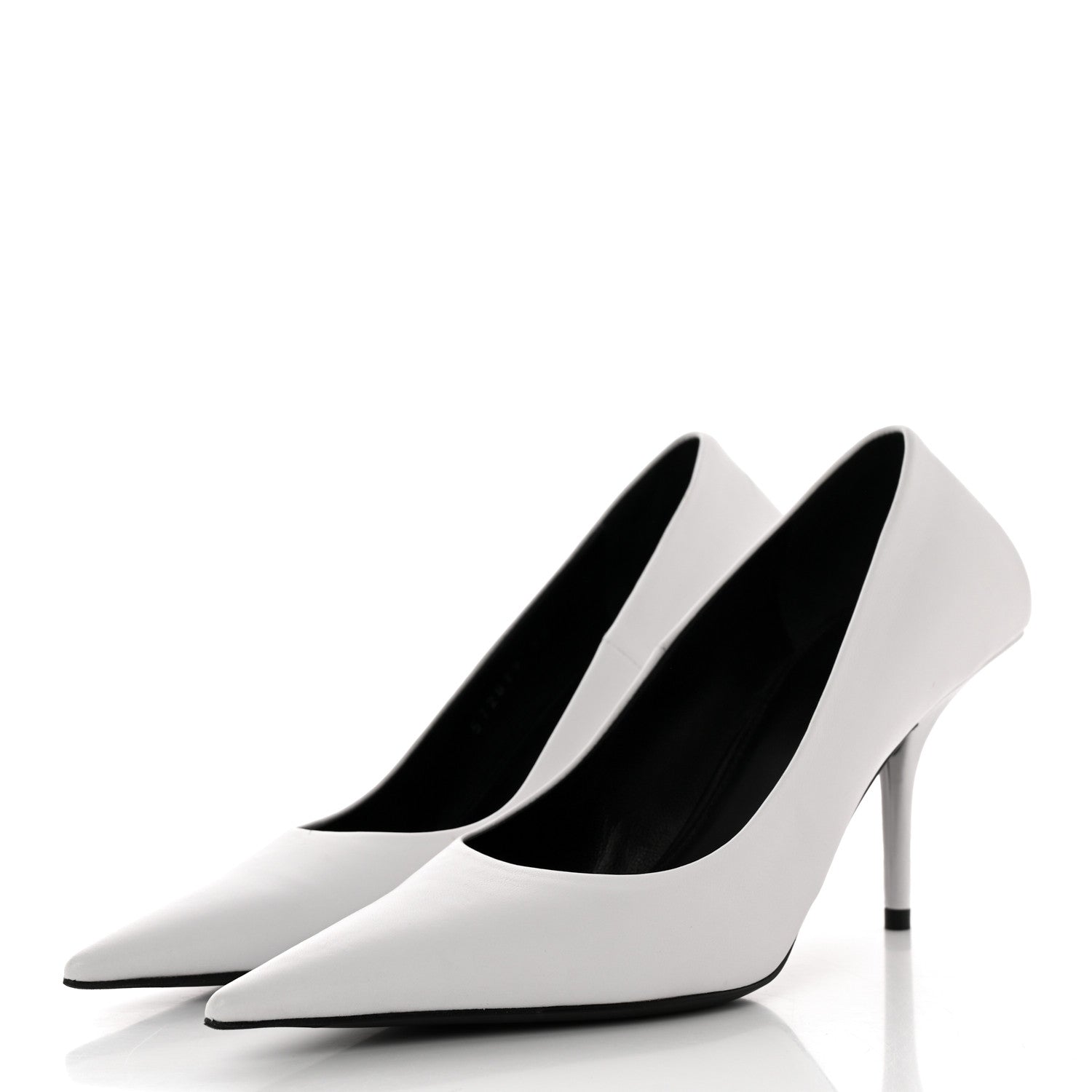 Balenciaga Soft Nappa Square Knife 80mm Pumps 36 White 3 of 17