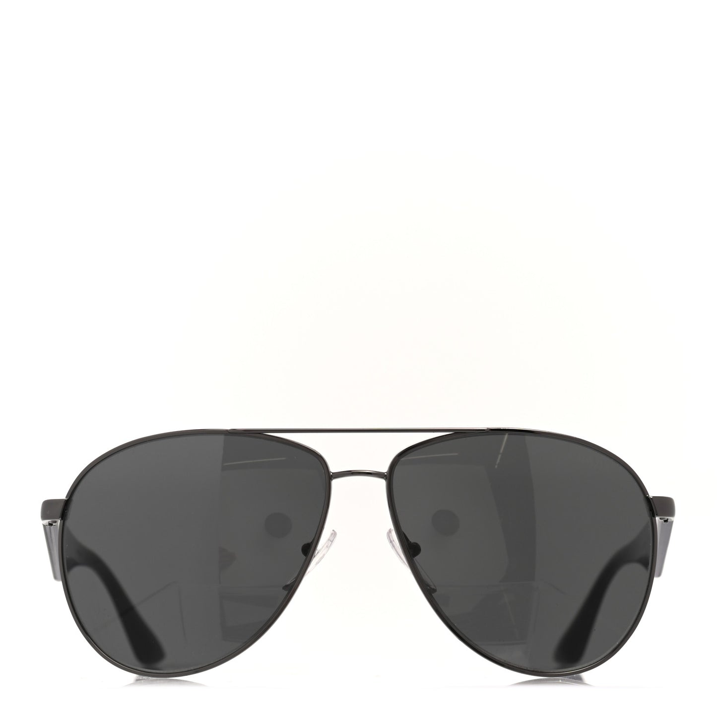 Metal Gradient Aviator Sunglasses SPR53Q Black