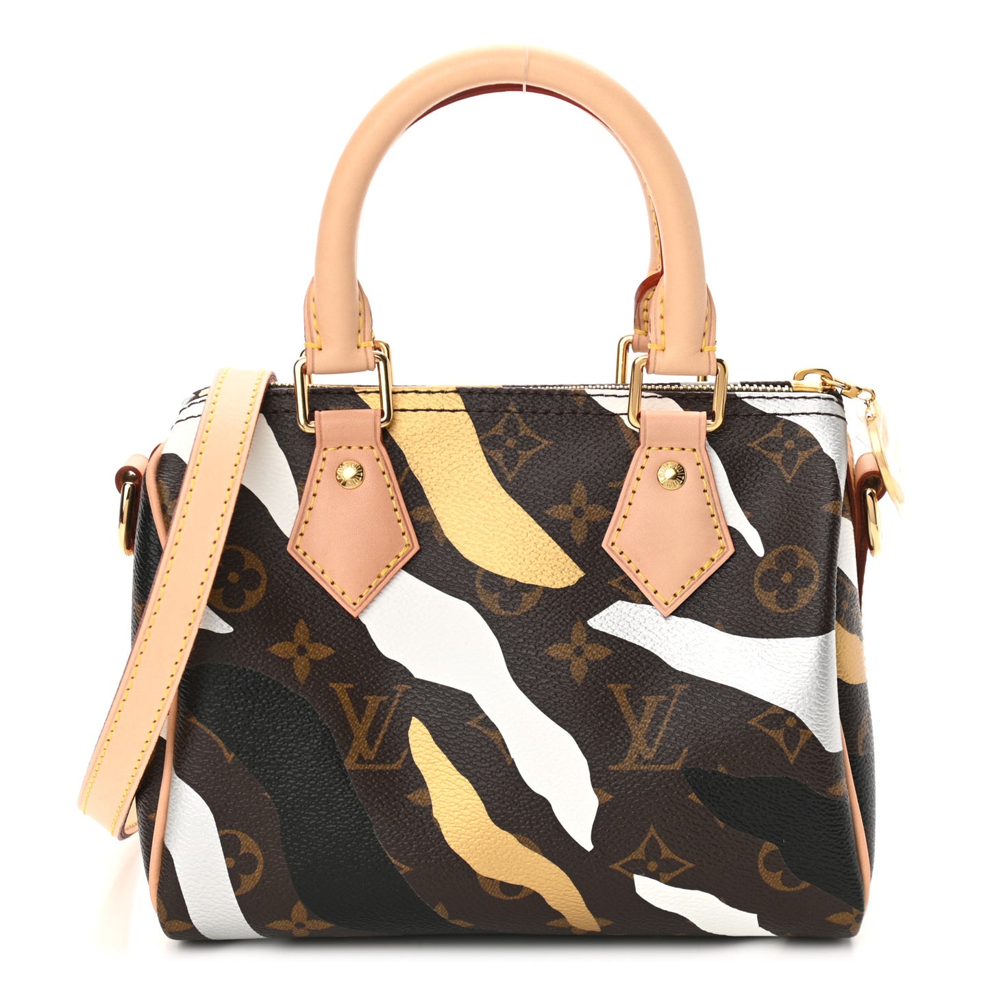 X LOL Monogram Speedy BB Gold Silver
