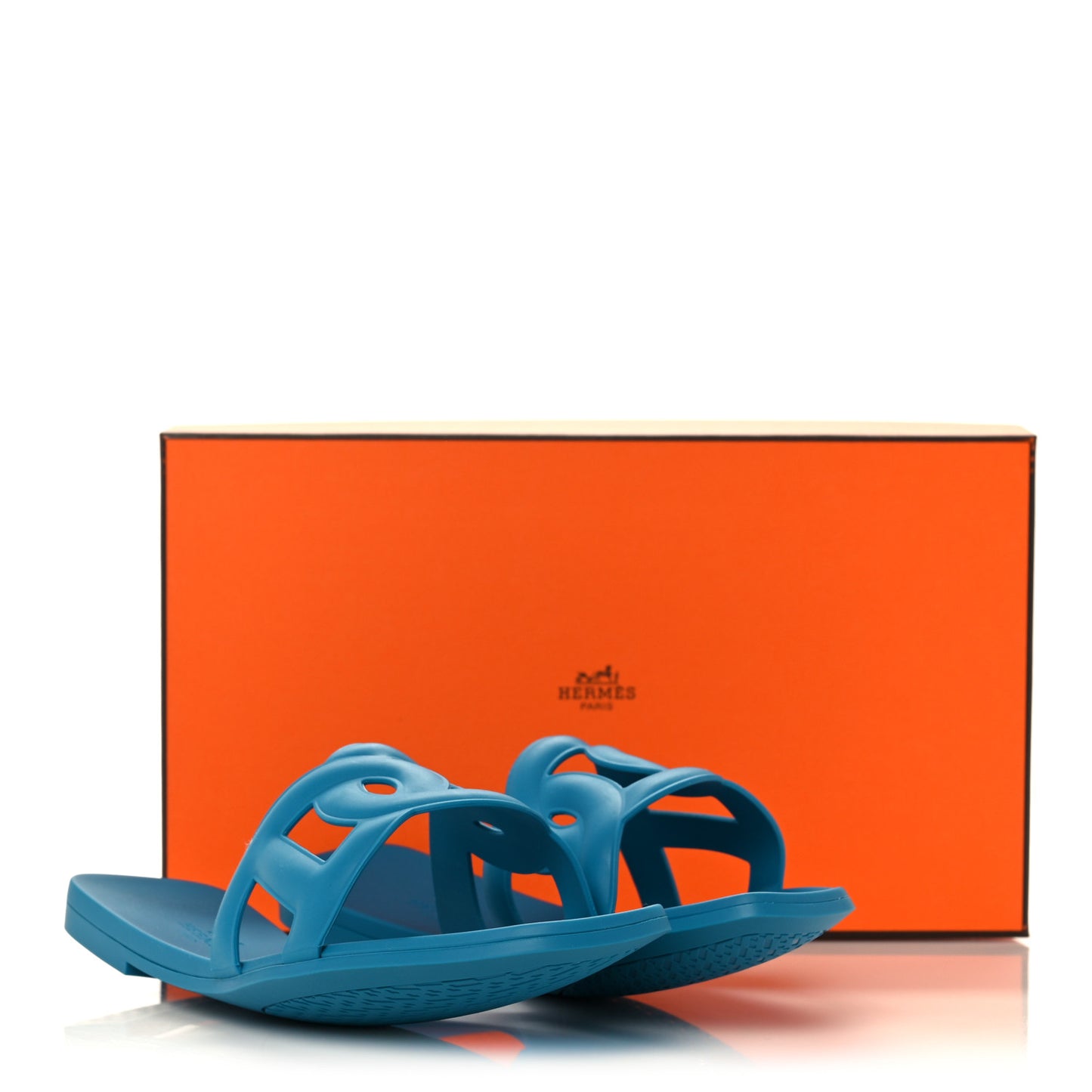 Rubber Aloha Sandals 37 Bleu Vif