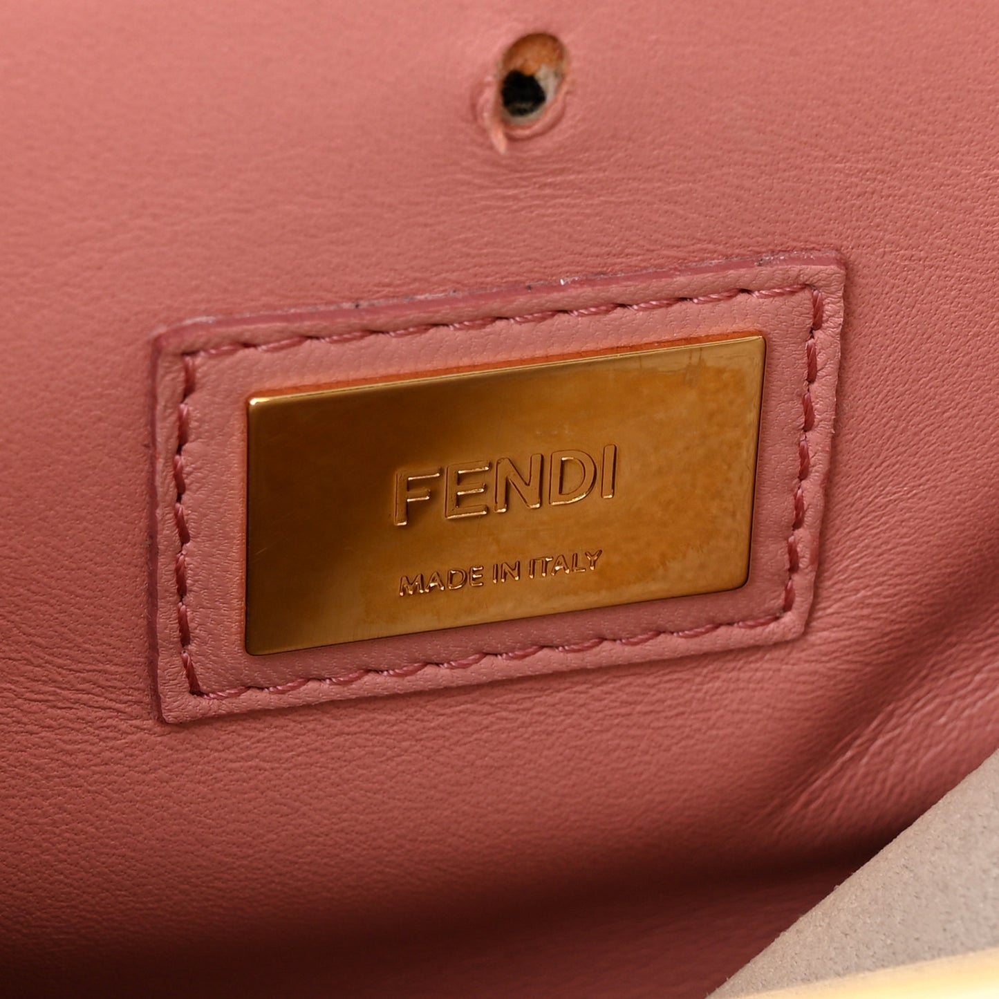 Vitello Seta Shiny Nappa Medium Peekaboo Iconic Satchel Grigio Polvere Bois de Rose