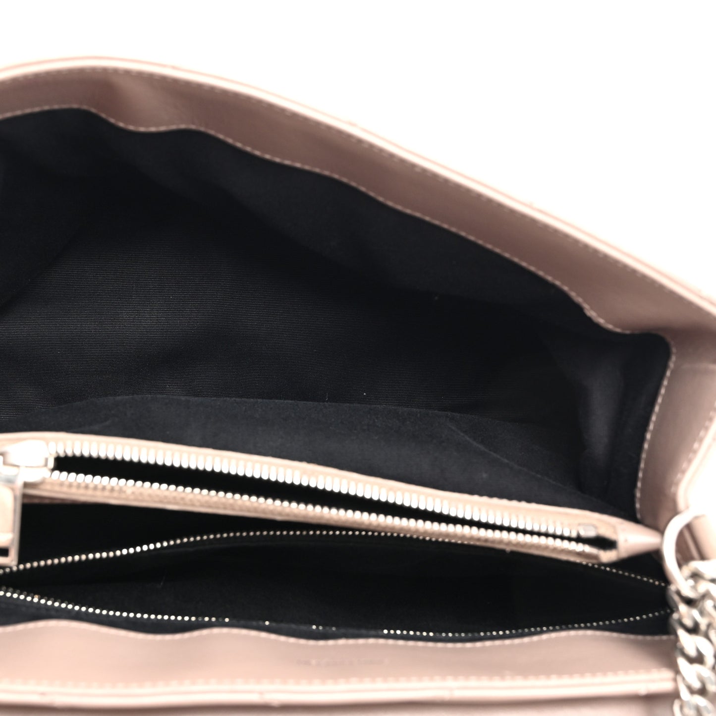 Calfskin Y Quilted Monogram Medium Loulou Chain Satchel Mink