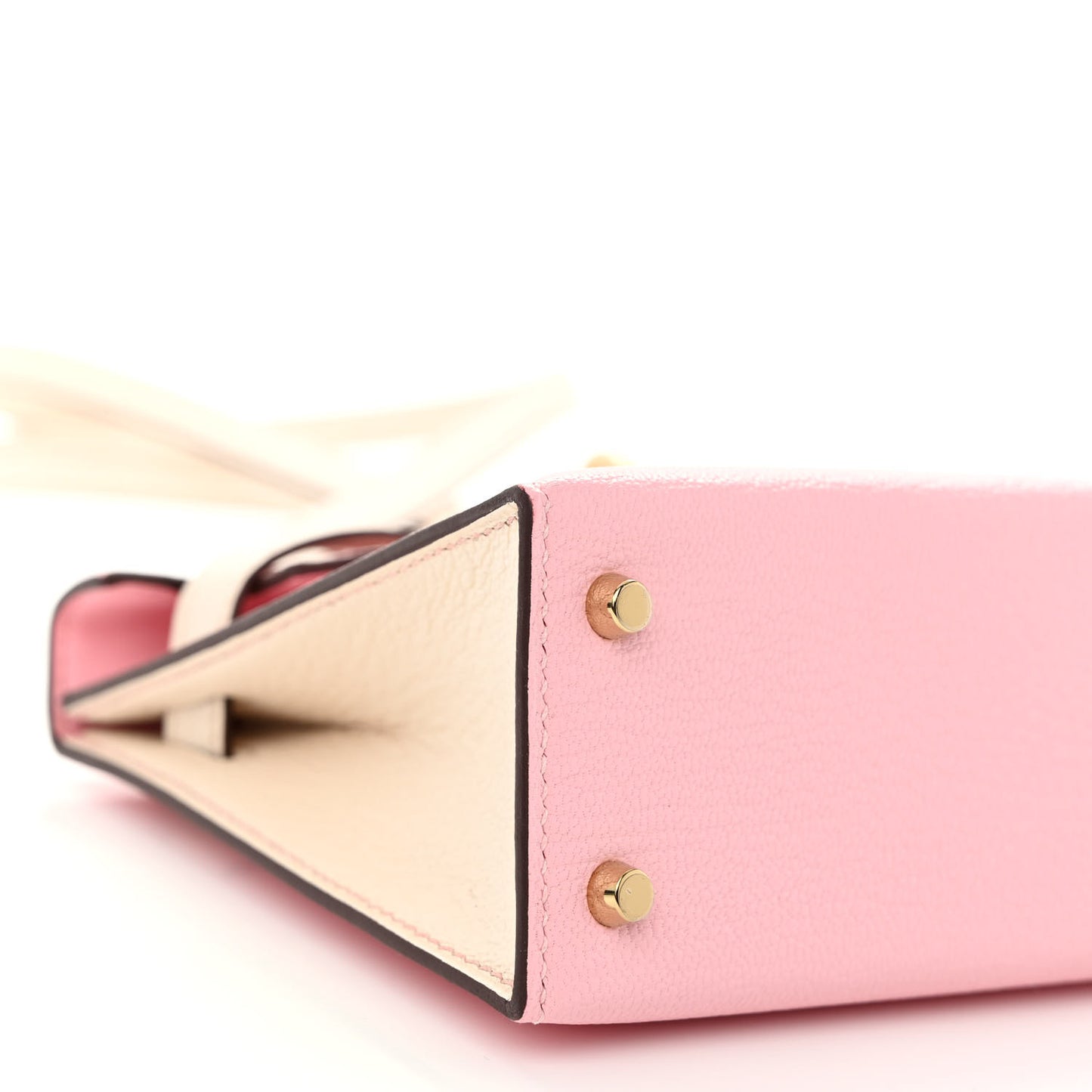 Chevre Mysore Horseshoe Mini Kelly Sellier 20 Rose Sakura Nata