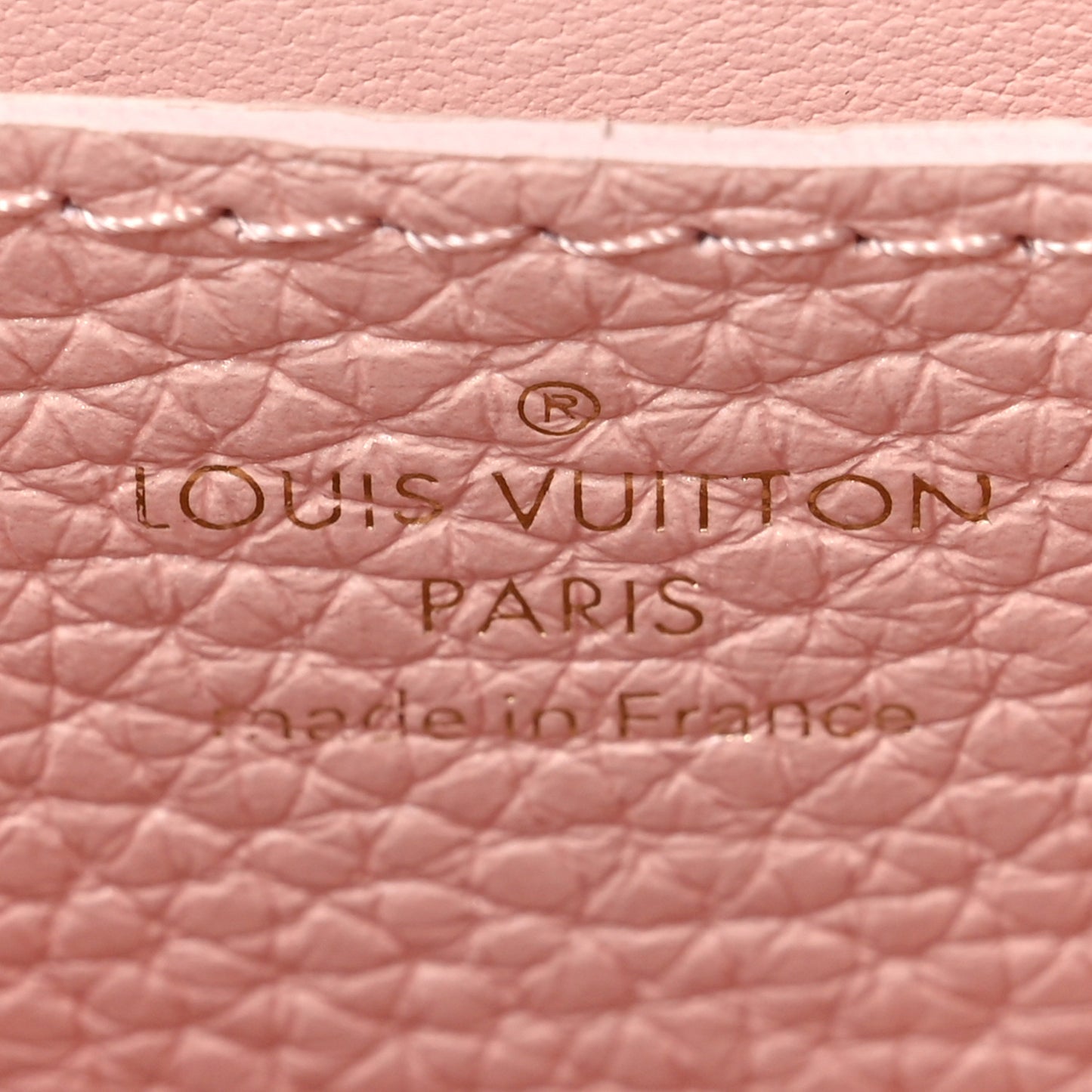 Iridescent Grained Calfskin Summer Splash Twist PM Pink