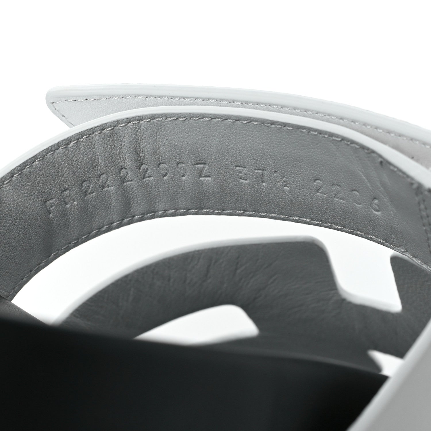 Hermes Calfskin Womens Chypre Sandals 37.5 White 8 of 9