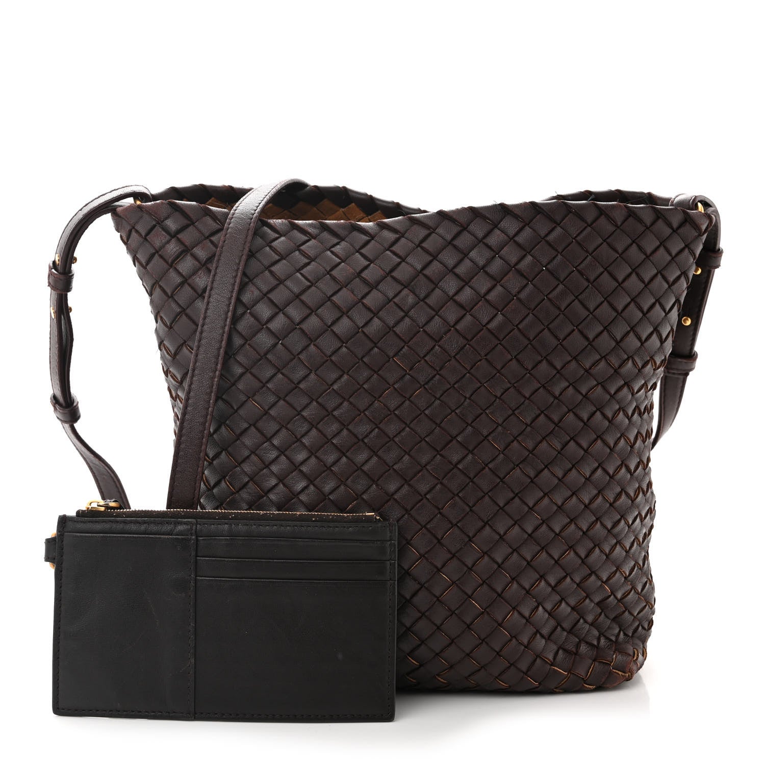 Bottega Veneta Nappa Intrecciato Cabat Bucket Ebano 3 of 15