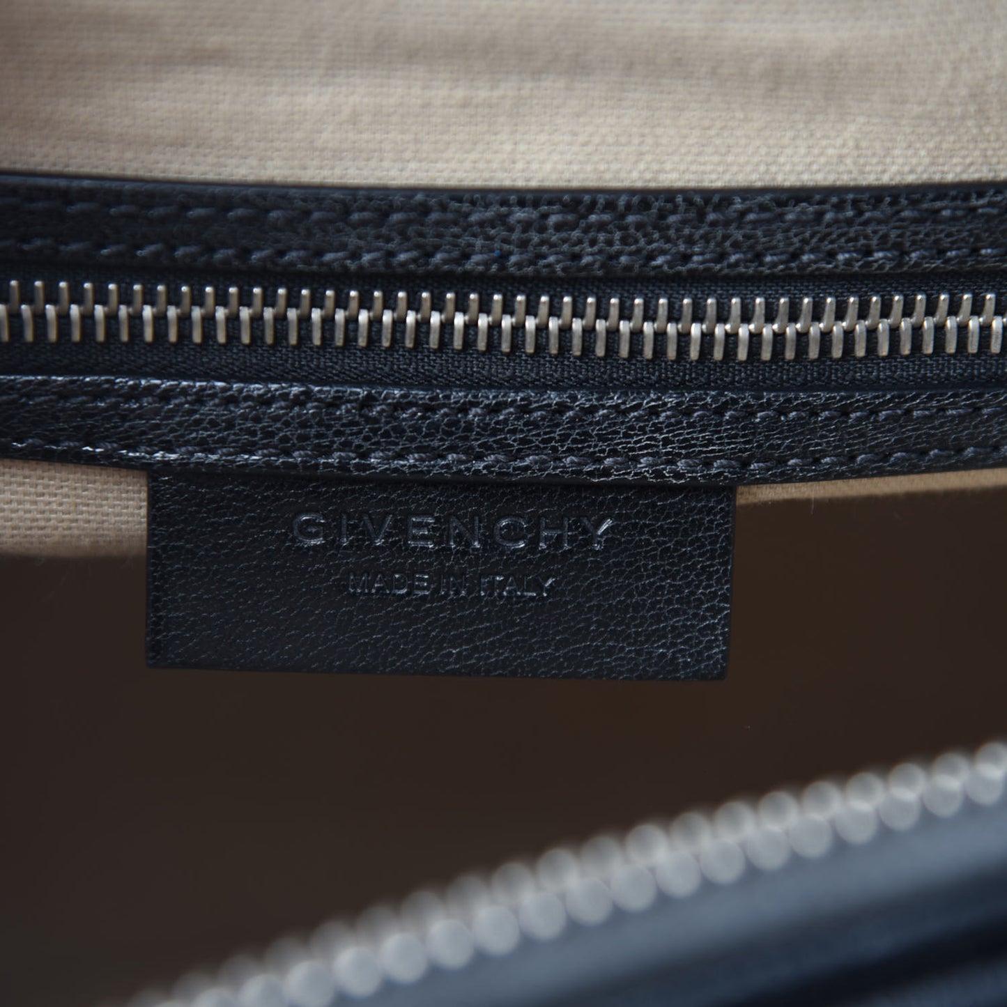 Goatskin Small Studded Antigona Black