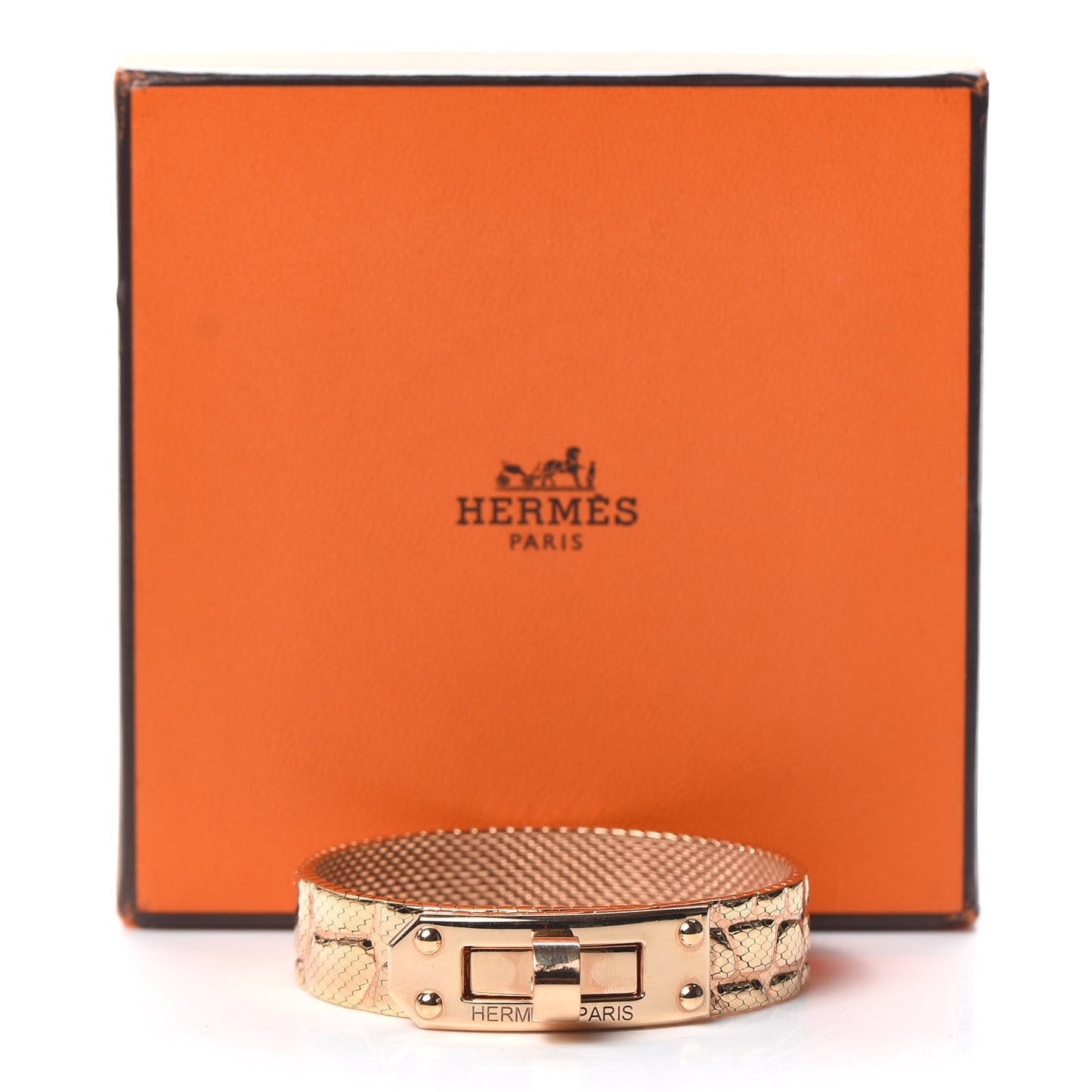 18K Rose Gold MM Kelly Milanese Bracelet SH