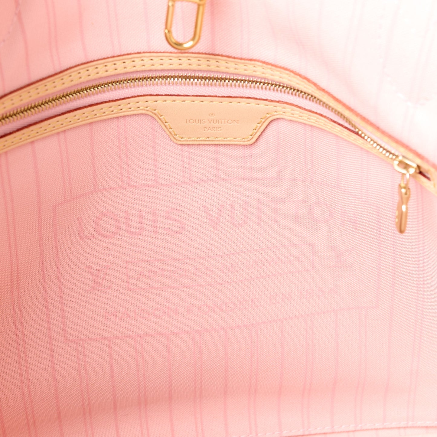 Damier Azur Neo Neverfull MM Rose Ballerine