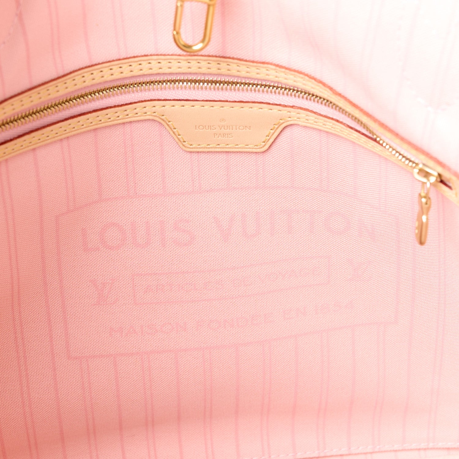Louis Vuitton Damier Azur Neo Neverfull MM Rose Ballerine 6 of 11