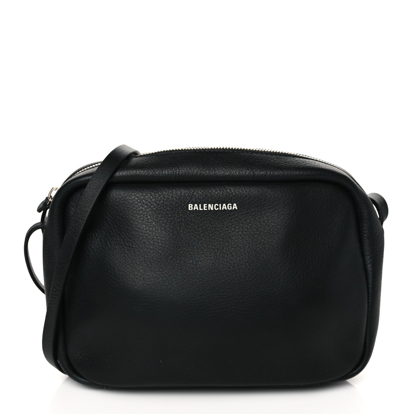 Calfskin Logo S Everyday Camera Bag Black