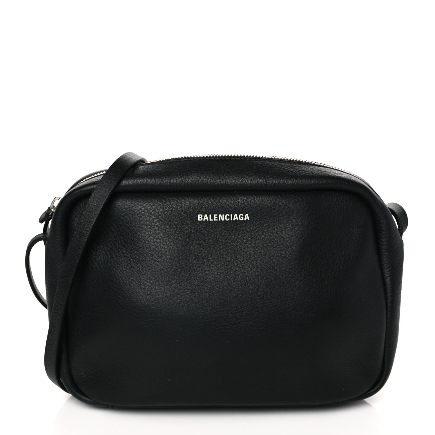 Balenciaga Calfskin Logo S Everyday Camera Bag Black 1 of 8