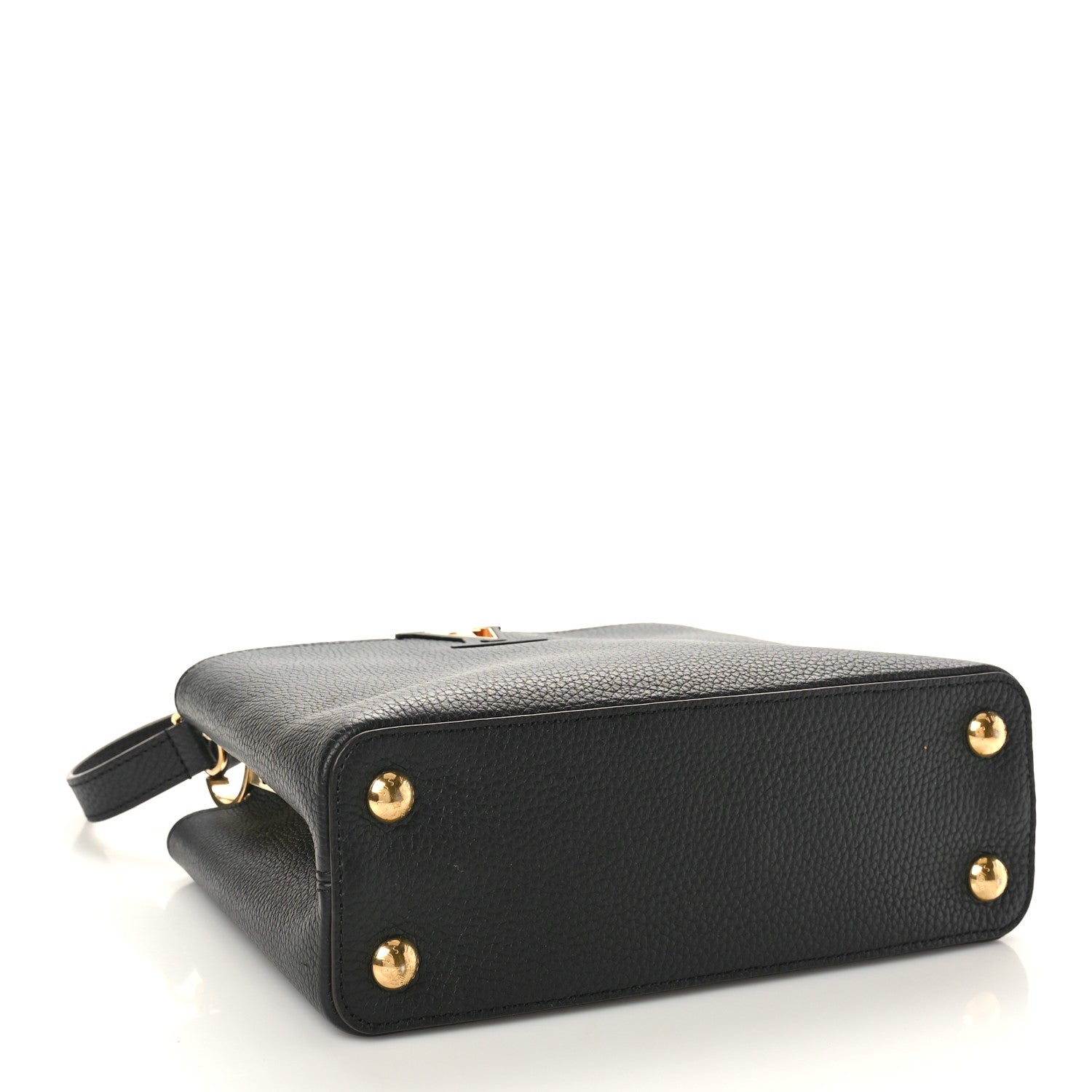 Louis Vuitton Taurillon Capucines BB Black 4 of 9