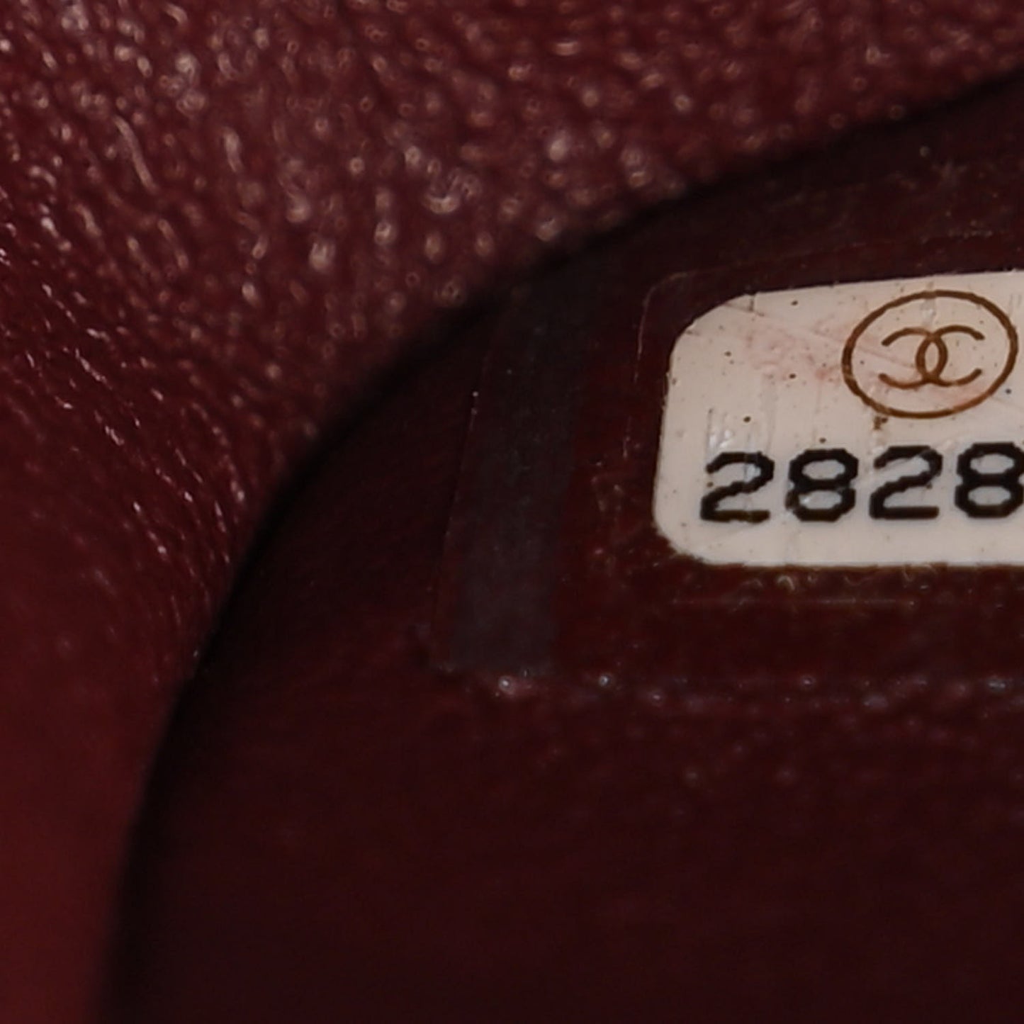 Lambskin Quilted Medium Double Flap Burgundy