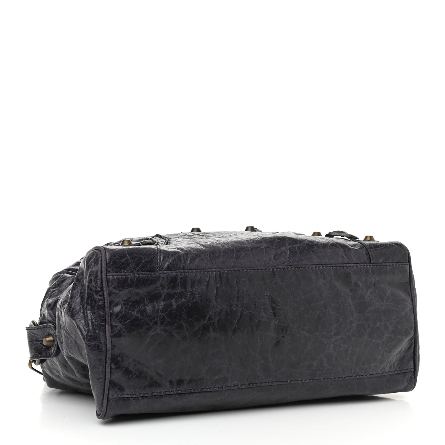 Chevre Classic Hardware Box Bag Ink